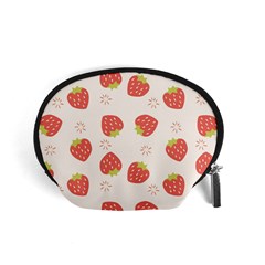 Strawberries-pattern-design Accessory Pouch (small) by Vaneshart