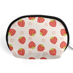 Strawberries-pattern-design Accessory Pouch (medium) by Vaneshart