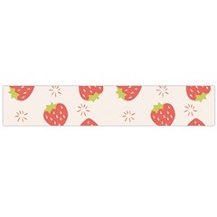 Strawberries-pattern-design Large Flano Scarf  by Vaneshart