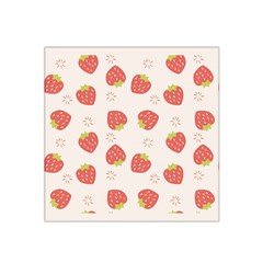 Strawberries-pattern-design Satin Bandana Scarf by Vaneshart