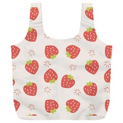 Strawberries-pattern-design Full Print Recycle Bag (xxl) by Vaneshart