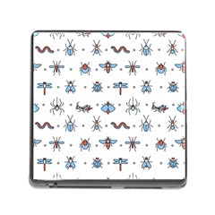 Insects-icons-square-seamless-pattern Memory Card Reader (square 5 Slot) by Vaneshart