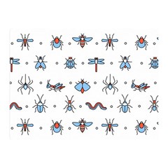 Insects-icons-square-seamless-pattern Double Sided Flano Blanket (mini)  by Vaneshart