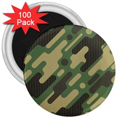 Camouflage-pattern-background 3  Magnets (100 Pack) by Vaneshart