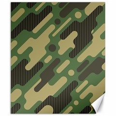 Camouflage-pattern-background Canvas 20  X 24  by Vaneshart