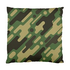 Camouflage-pattern-background Standard Cushion Case (one Side) by Vaneshart