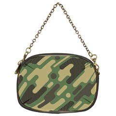 Camouflage-pattern-background Chain Purse (two Sides) by Vaneshart