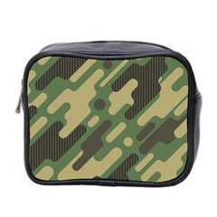 Camouflage-pattern-background Mini Toiletries Bag (two Sides)