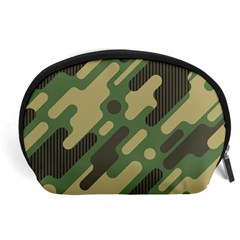 Camouflage-pattern-background Accessory Pouch (large)