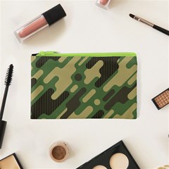 Camouflage-pattern-background Cosmetic Bag (xs) by Vaneshart