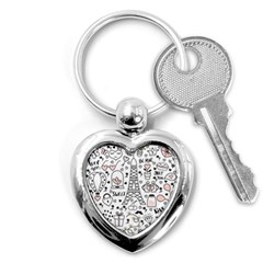 Big-collection-with-hand-drawn-objects-valentines-day Key Chain (Heart)