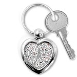 Big-collection-with-hand-drawn-objects-valentines-day Key Chain (Heart) Front