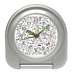 Big-collection-with-hand-drawn-objects-valentines-day Travel Alarm Clock