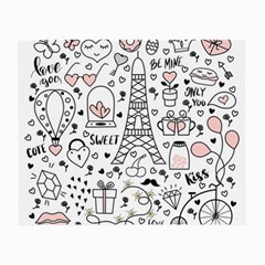 Big-collection-with-hand-drawn-objects-valentines-day Small Glasses Cloth