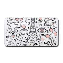 Big-collection-with-hand-drawn-objects-valentines-day Medium Bar Mats by Vaneshart