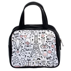 Big-collection-with-hand-drawn-objects-valentines-day Classic Handbag (Two Sides)