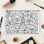 Big-collection-with-hand-drawn-objects-valentines-day Cosmetic Bag (Large) Front