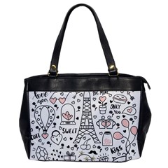 Big-collection-with-hand-drawn-objects-valentines-day Oversize Office Handbag