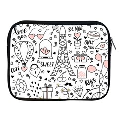 Big-collection-with-hand-drawn-objects-valentines-day Apple iPad 2/3/4 Zipper Cases