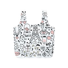 Big-collection-with-hand-drawn-objects-valentines-day Full Print Recycle Bag (S)