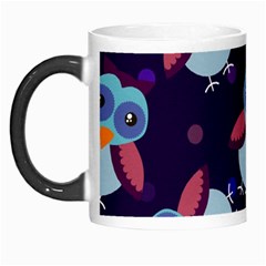 Owl-pattern-background Morph Mugs by Vaneshart