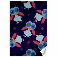 Owl-pattern-background Canvas 20  X 30 