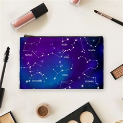 Realistic-night-sky-poster-with-constellations Cosmetic Bag (medium) by Vaneshart