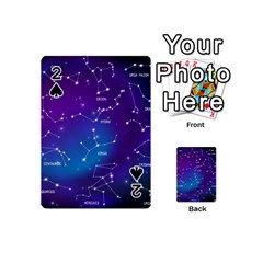 Realistic-night-sky-poster-with-constellations Playing Cards 54 Designs (mini) by Vaneshart