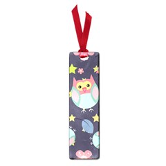 Owl Stars Pattern Background Small Book Marks by Vaneshart