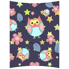 Owl Stars Pattern Background Back Support Cushion by Vaneshart