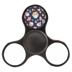 Owl Stars Pattern Background Finger Spinner by Vaneshart