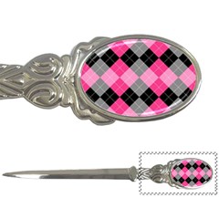 Seamless-argyle-pattern Letter Opener by Vaneshart