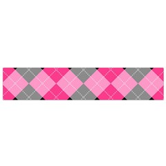 Seamless-argyle-pattern Small Flano Scarf