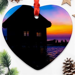 Ocean Dreaming Ornament (heart) by essentialimage