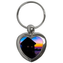 Ocean Dreaming Key Chain (heart) by essentialimage