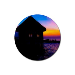 Ocean Dreaming Rubber Coaster (round)  by essentialimage