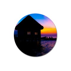 Ocean Dreaming Magnet 3  (round) by essentialimage