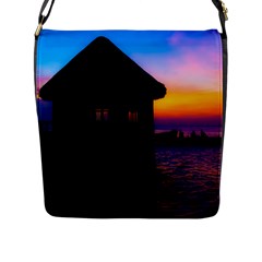 Ocean Dreaming Flap Closure Messenger Bag (l) by essentialimage