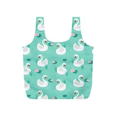 Elegant-swan-seamless-pattern Full Print Recycle Bag (s) by Vaneshart