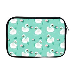 Elegant-swan-seamless-pattern Apple Macbook Pro 17  Zipper Case by Vaneshart