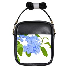 Botanical Floral Print Stylized Photo Girls Sling Bag by dflcprintsclothing