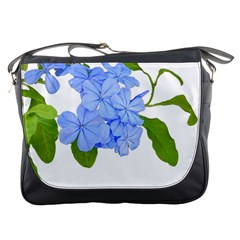 Botanical Floral Print Stylized Photo Messenger Bag by dflcprintsclothing