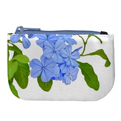 Botanical Floral Print Stylized Photo Large Coin Purse by dflcprintsclothing