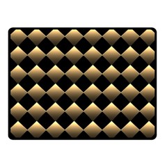 Golden-chess-board-background Fleece Blanket (small) by Vaneshart