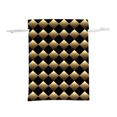 Golden-chess-board-background Lightweight Drawstring Pouch (m) by Vaneshart