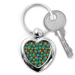 Vector-illustration-seamless-pattern-with-cartoon-duck Key Chain (heart)