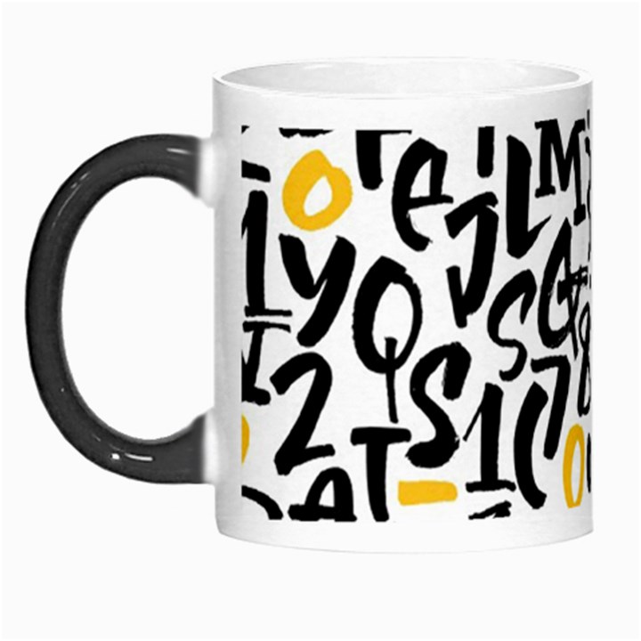 Letters-pattern Morph Mugs