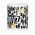 Letters-pattern Morph Mugs Center