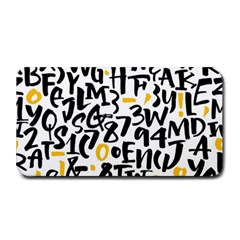 Letters-pattern Medium Bar Mats by Vaneshart