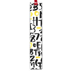 Letters-pattern Large Book Marks by Vaneshart